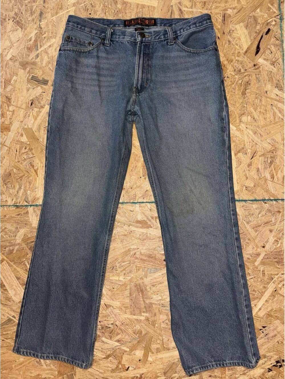 Stevi & Barry’s Men’s 34x30 Low Rise Boot Cut Jeans Blue